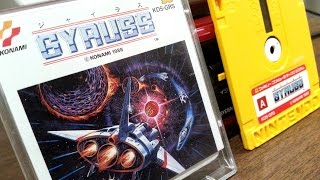 Classic Game Room  GYRUSS review for Famicom Disk System [upl. by Ear]