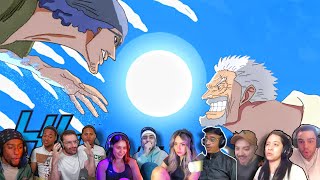 GARP VS AOKIJI  ONE PIECE 1115 REACTION MASHUP  ワンピース [upl. by Aniaz]