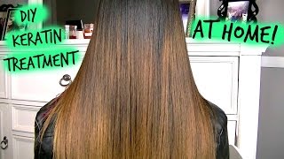 How To Keratin Treatment AT HOME [upl. by Bertha373]