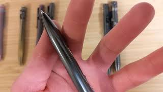 EDC quotTacticalquot Pen Comparison Tactile Turn TuffWriter Brian Fellhoelter Grimsmo Sergey Rogovets [upl. by Marline]