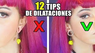 🔴 12 TIPS DE DILATACIONES cuidados y consejos  SORTEO DE PLUGS 😱 Dilatación de oreja [upl. by Vittorio643]