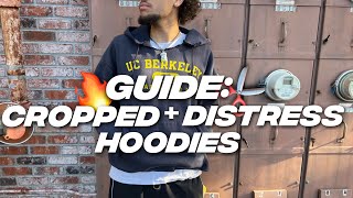 HOW TO CROP YOUR HOODIE ✂️🔥 [upl. by Wellesley]