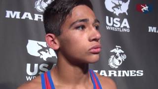 Zeke Escalera KY 2017 Cadet Freestyle Nationals champion at 106 lbs [upl. by Ruben]