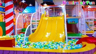 mainan Anak Indoor Playground Mandi Bola Perosotan Anak di Taman Bermain Anak Fun for Family amp Kids [upl. by Esined882]