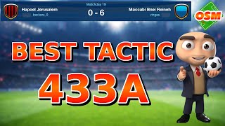 OSM TACTICS  BEST TACTIC 433A 2024  OFFENSIVE TACTIC [upl. by Sisxela]