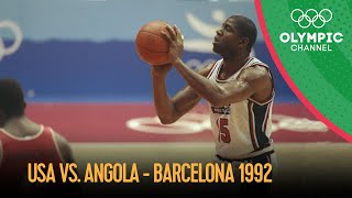 The Dream Teams First Olympic Match  Mens Basketball  Full Game  Barcelona 1992 Replays [upl. by Qiratla]