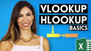 Excel VLOOKUP Basics of VLOOKUP and HLOOKUP explained with examples [upl. by Nylidnam]