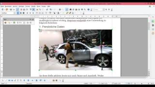 OpenOffice Bild einfügen Bild vertikal und horizontal spiegeln [upl. by Assille]