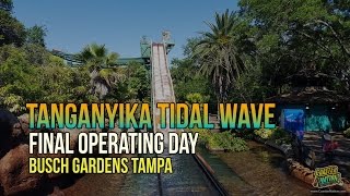 Tanganyika Tidal Wave Water Ride  Busch Gardens Tampa [upl. by Assi892]