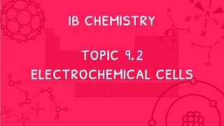 IB Chemistry Topic 92 Electrochemical cells [upl. by Lanny]