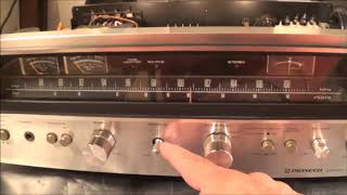 Pioneer SX590 Stereo Receiver Repair [upl. by Nagard]