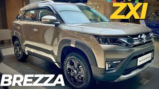 2024 UPDATED Maruti Suzuki BREZZA ZXI 😍 2nd Top Model  New 2024 BREZZA now with SMART HYBRID ✅ [upl. by Rab964]