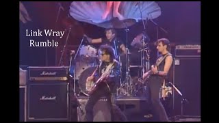 Link Wray  Rumble instrumental  1984  Live Video Capitol Theatre Passaic NJ [upl. by Cinnamon]