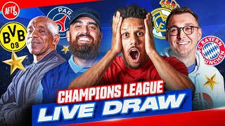 Who Will Arsenal Play In The Quarter Final  Champions League Draw LIVE [upl. by Welles]