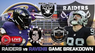 REALTALK  RAIDERS vs RAVENS  FULL GAME BREAKDOWN wProtect the Shield Podcast [upl. by Margherita]