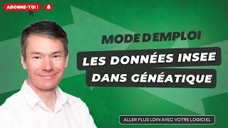 Les données INSEE dans Généatique  Mode demploi [upl. by Clower407]