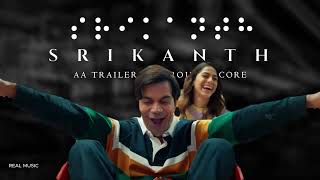 SRIKANTH Movie Trailer BGM  Rajkumar Rao Jyotika srikanth [upl. by Sigler]