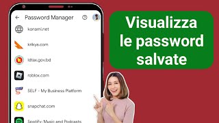 Come vedere tutte le password salvate sul tuo telefono Android  Visualizza password salvate [upl. by Crispas]