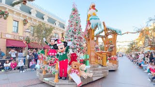 4K FULL Christmas Fantasy Parade at Disneyland Park  Holidays at Disneyland [upl. by Grieve803]