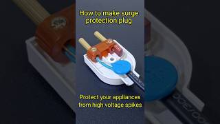 Making A Surge Protection Plug At Home  Surge Arrester [upl. by Kimberley]