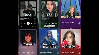 That Should Be Me  Adel Zee Shani Freya Marsha Cristhy  JKT48 [upl. by Jeuz]