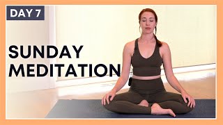 5 min Sunday Morning Affirmation Meditation  DAY 7 [upl. by Nytsud]