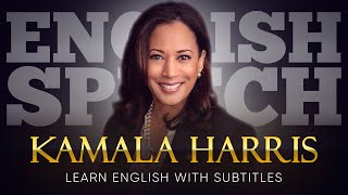 ENGLISH SPEECH  KAMALA HARRIS We’re not going back English Subtitles [upl. by Lorianna]