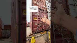 Wapas ghuma kr Container kaa maal nikalte h🛳️☠️🗿 ship explore reels shortvideo [upl. by Bandeen915]