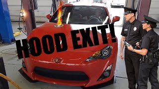 HATER Pipe Hood Exit Exhaust on Turbo FRS [upl. by Hanad]