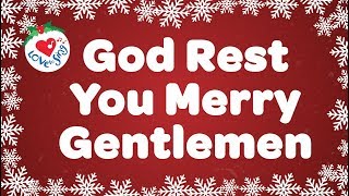 God Rest You Merry Gentlemen with Lyrics Christmas Carol Song [upl. by Shari]