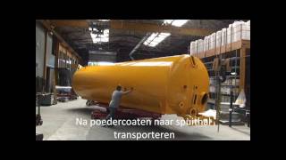 Poedercoaten tank Meulendijks Helmond [upl. by Schlesinger]