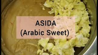 ASIDA  ARABIC SWEET  GRASYA COOKING TIME Sweet arabicsweet dessert [upl. by Elram]