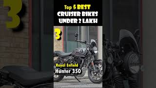 Top 5 Best Cruiser Bikes Under 2 Lakh in India [upl. by Yrreg]