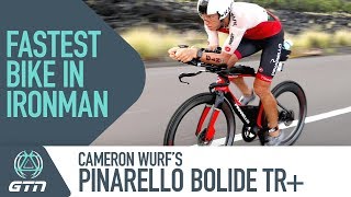 Cameron Wurfs Pinarello Bolide TR  The Fastest Bike At The Ironman World Championships [upl. by Matheson44]