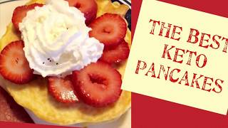 KETO PANCAKES  KETO DIET  SUPER EASY RECIPE [upl. by Sajovich]