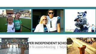 Prosper ISD School Board Meeting September 16 2024 [upl. by Remot]