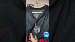 NEW BARCELONA AWAY JERSEY OUT NOW MUST WATCH barcelona spain black nike spotify messi pedri [upl. by Liakim]