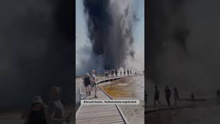 Yellowstones Biscuit Basin Rocked by Hydrothermal Explosion [upl. by Hull764]