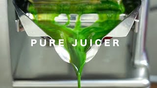 PURE JUICER  HYDRAULIC COLD PRESS JUICER [upl. by Auqenahc]