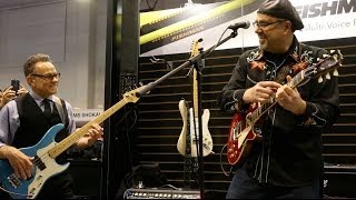 The New Fishman Fluence Pickups featuring Greg Koch amp Roscoe Beck • NAMM 2014 [upl. by Ettennil]