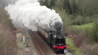 46100 Royal Scot on The Cotswold Explorer 16032024 [upl. by Aidnyl]