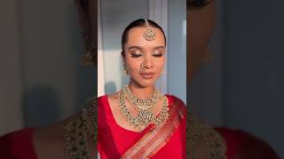 Classic Indian Bridal Makeup  Regal Bride  Sabyasachi bride shorts ashortaday bridalmakeup [upl. by Laith]