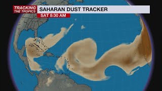 Saharan dust plumes bring health concerns [upl. by Aprile]