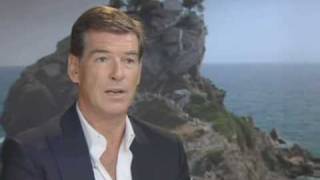 Pierce Brosnan Talks Mamma Mia [upl. by Serilda]