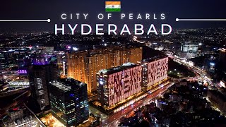 Hyderabad city 4k drone view  City of Pearls  Explore Hyderabad Explore The World [upl. by Aindrea541]