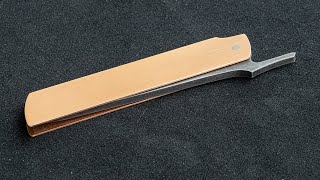 Knife Making  Japanese Folding Knife [upl. by Nave468]