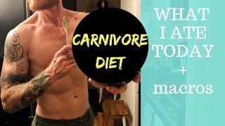 CARNIVORE DIET What I ate today  macros [upl. by Nydia18]