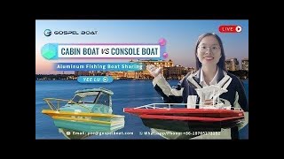 Boat Show on 24th Nov  Cabin Boat vs Console Boat [upl. by Haneen]