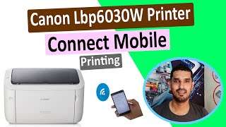 Canon Lbp6030W Printer Mobile Printing l Canon Lbp6030W Wifi SetupWireless Setup To Mobile [upl. by Narahs385]