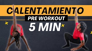 5 min de CALENTAMIENTO Alternativas Sin SALTOS🔥 Ideal ANTES de Hacer EJERCICIOS [upl. by Wearing]